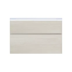 Plan vasque faible profondeur l.90 cm blanc en résine, Calao