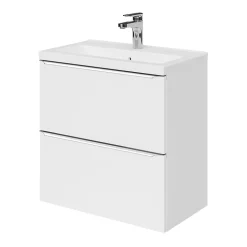 Plan vasque faible profondeur blanc GoodHome Nira 60 cm