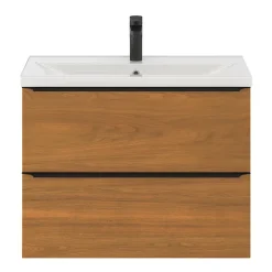Plan vasque faible profondeur blanc GoodHome Nira 80 cm