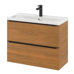 Plan vasque faible profondeur blanc GoodHome Nira 80 cm