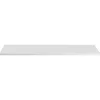 Plan vasque NALYA 121 cm Blanc brillant et chene clair Plateau pour meuble double vasque