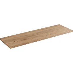 Plan vasque NALYA 140 cm Chene clair Plateau bois pour grand meuble suspendu