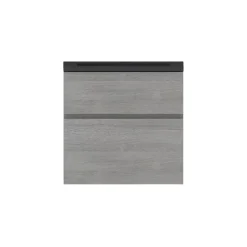Plan vasque noir en résine faible profondeur l.60 cm, Calao