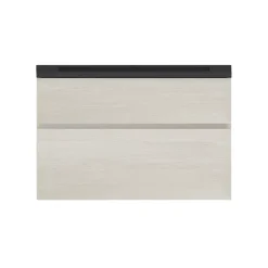 Plan vasque noir en résine l.90 cm, Calao