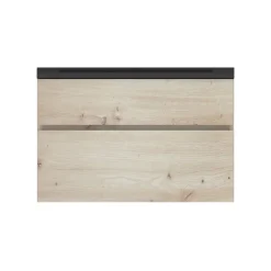 Plan vasque noir en résine faible profondeur l.90 cm, Calao