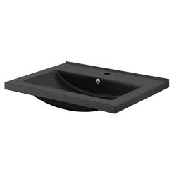Plan vasque noir GoodHome Nira 60 cm