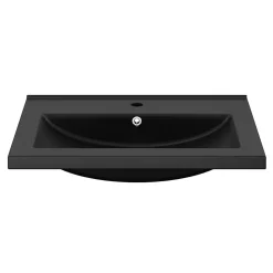 Plan vasque noir GoodHome Nira 60 cm