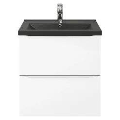Plan vasque noir GoodHome Nira 60 cm