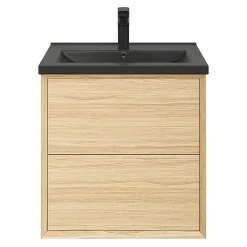 Plan vasque noir GoodHome Nira 60 cm