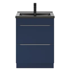 Plan vasque noir GoodHome Nira 60 cm