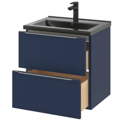 Plan vasque noir GoodHome Nira 60 cm