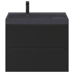 Plan vasque noir GoodHome Mila 80 cm