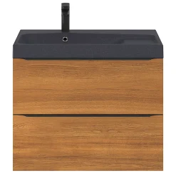 Plan vasque noir GoodHome Mila 80 cm