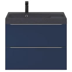 Plan vasque noir GoodHome Mila 80 cm