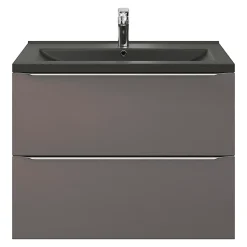 Plan vasque noir GoodHome Nira 80 cm