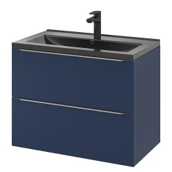 Plan vasque noir GoodHome Nira 80 cm