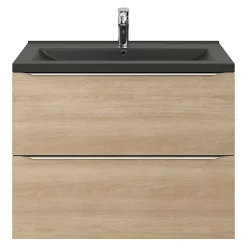 Plan vasque noir GoodHome Nira 80 cm