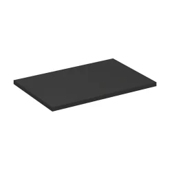 Plan vasque noir SAVIA 80 cm Plateau de 80 cm pour meuble sous vasque