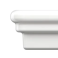 Plan vasque simple blanc en céramique l.80 cm, GoodHome Endell