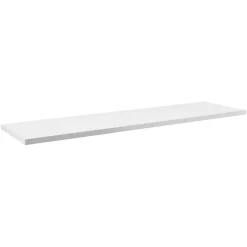 Plan vasque VANO Blanc alpin L160 x P40 x H2 cm À poser sur meuble salle de bain