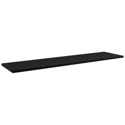 Plan vasque VANO L160 x P40 cm Noir mat À poser Finition design pour meuble double