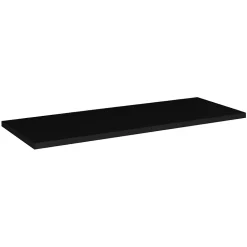 Plan vasque VANO L100 x P40 cm Noir mat À poser Design moderne salle de bain