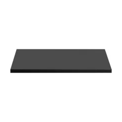 Plan vasque VANTA 60 cm noir Plateau compact pour meuble sous vasque