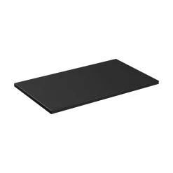 Plan vasque VANTA 80 cm noir Plateau pour meuble sous vasque