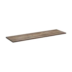 Plan vasque VANTA chene foncé 160 cm Tablette de salle de bain
