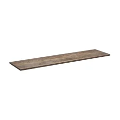 Plan vasque VANTA chene foncé 180 cm Large tablette de salle de bain