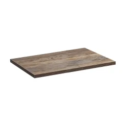 Plan vasque VANTA chene foncé 60 cm Tablette de salle de bain