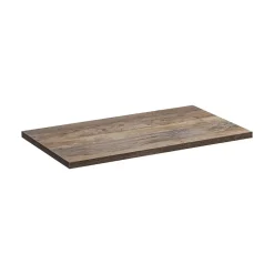 Plan vasque VANTA chene foncé 80 cm Tablette de salle de bain