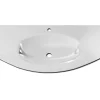 Plan vasque verre Vague version centre 138 cm