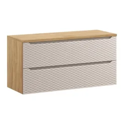Plan vasque YOKA Finition chene clair, 120 cm