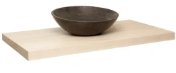 Plaque sous lavabo Naturel Dolce 80x50 cm acacia DO8050AK