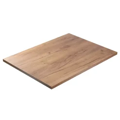 Plateau laminé chêne craft 138 x 80 cm pour bureau, table, table basse
