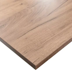 Plateau laminé chêne craft 160 x 80 cm pour bureau, table, table basse