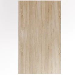 Plateau laminé chêne sonoma 138 x 80 cm pour bureau, table, table basse