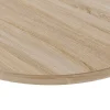 Plateau laminé chêne sonoma rond, diamètre 50 cm, pour bureau, table, table basse