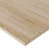 Plateau laminé chêne sonoma 120 x 80 cm pour bureau, table, table basse
