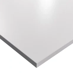 Plateau laminé gris 138 x 68 cm pour bureau, table, table basse