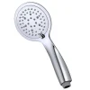 Poignée de douche manuelle 5 positions DUR ronde finition chrome brillant en ABS Kibath
