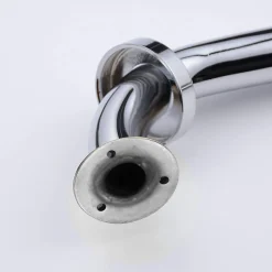Poignée de sécurité antidérapante de 50 cm en acier inoxydable avec finition chromée brillante Kibath