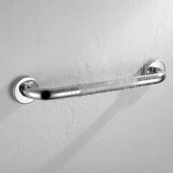 Poignée de sécurité antidérapante de 25 cm avec finition chromée polie en acier inoxydable Kibath
