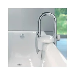 Poignée d'entrée pour le bain Acier Inox Chromé Spirella