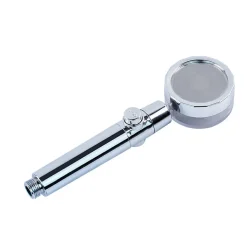 Pommeau de douche à économie d'eau, douchette à main avec filtre à visser, pommeau de douche avec flexible (or)