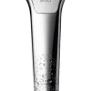 Pommeau de douche 3 jets vario EcoSmart coloris blanc et chromé, Hansgrohe MySelect E