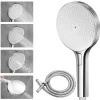 Pommeau de douche avec 4 en 1 avec Fonction Spray Pomme de douche + 1.5m flexible Auralum Max Kit de douche