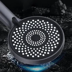Pommeau de douche domestique, pommeau de douche à main, pommeau de douche, gris pistolet