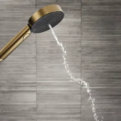 Pommeau de douche HANSGROHE Pulsify Select S 105 EcoSmart 3jets bronze brossé
